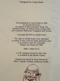 Artist Gerald Scarfe Scarfeface Signed HB 1st Edition Book