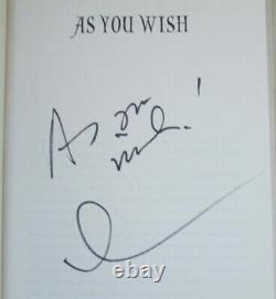 As You Wish-Cary Elwes signed book -The Princess Bride
