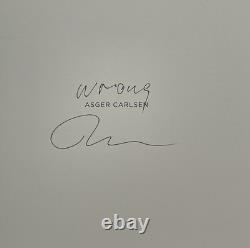 Asger Carlsen Wrong Signed Photo Book Rare 2010 Limited Edition