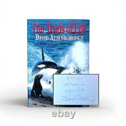 Attenborough Signed Book 1stEd Inscribed Birthday Presentation Copy