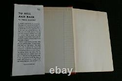 Audie Murphy Signed To Hell and Back 1949 1st Edition 1st Printing & Dust Jacket