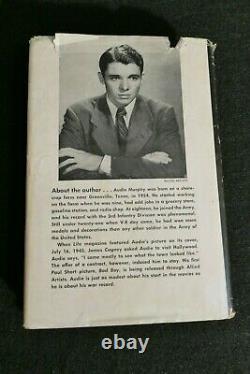 Audie Murphy Signed To Hell and Back 1949 1st Edition 1st Printing & Dust Jacket