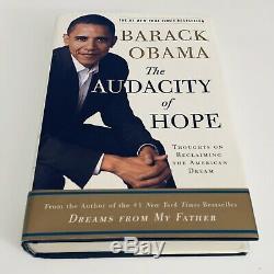BARACK OBAMA Audacity of Hope SIGNED 1st Print Edition Book JSA LOA Autograph