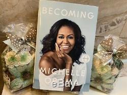 BECOMING By Michelle Obama Signed Autographed Book Novel First 1st Edition