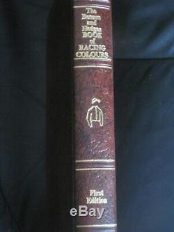 BENSON & HEDGES BOOK OF RACING COLOURS LEATHER BOUND LIMITED SIGNED 1st EDITION