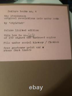 BILLY CHILDISH SIGNED NUMBERED L-13 SOLD OUT Limited Edition Book and Print