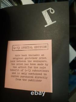 BILLY CHILDISH SIGNED NUMBERED L-13 SOLD OUT Limited Edition Book and Print