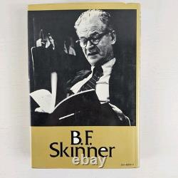 BOOK Signed First Edition B. F. Skinner Beyond Freedom & Dignity HC Rare