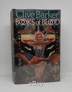 BOOKS OF BLOOD Clive Barker First Edition 1984 Signed By Author Complete