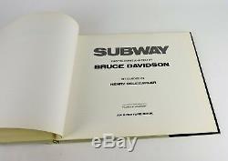 BRUCE DAVIDSON Book SUBWAY 1986 1ST EDITION & 1ST PRINTING SIGNED BY AUTHOR