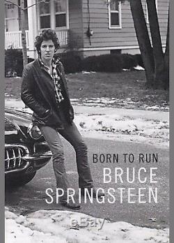 BRUCE SPRINGSTEEN SIGNED AUTOGRAPHED BORN TO RUN BOOK 1ST EDITION WithCOA+PROOF