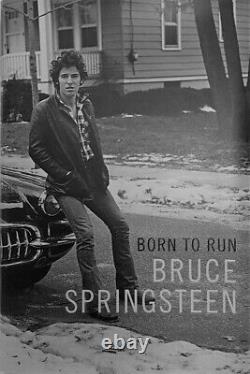 BRUCE SPRINGSTEEN SIGNED autographed BORN TO RUN BOOK 1st Edition Brand New