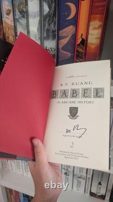 Babel by R. F Kuang Broken Binding Signed Limited Edition Numbered