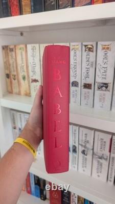 Babel by R. F Kuang Broken Binding Signed Limited Edition Numbered