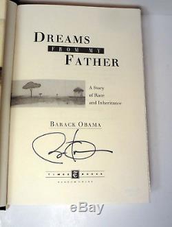 Barack Obama Signed Dreams From My Father 1995 1st Edition Book Psa/dna Coa