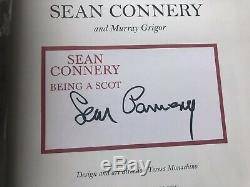 Being a Scot Sean Connery Signed Hardback First Edition Autograph Book Biography