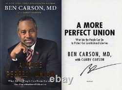 Ben Carson RARE SIGNED 1st Edition BOOK COA 2016 President AUTOGRAPHED PROOF