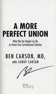 Ben Carson RARE SIGNED 1st Edition BOOK COA 2016 President AUTOGRAPHED PROOF