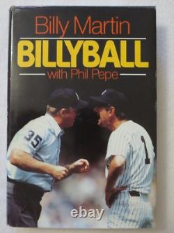 Billy Martin Signedbilly Ball First Edition Book 1987 Perfect Condition