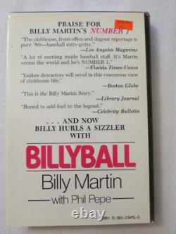 Billy Martin Signedbilly Ball First Edition Book 1987 Perfect Condition