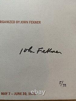 Bio Editions Detective Show Special Edition John Fekner Book Signed Print