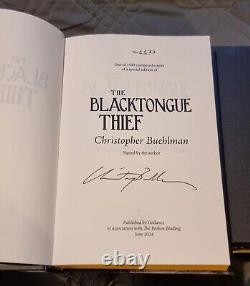 Blacktongue Thief Duology The Broken Binding Signed and No. Special Edition