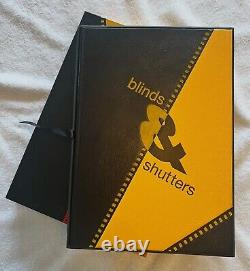 Blinds And Shutters Signed Limited Edition Book #4610/5000