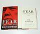 Bob Woodward Signed Fear First Edition Book Coa Donald Trump White House Rage