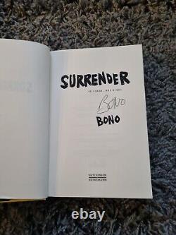Bono SIGNED BOOK? Surrender 1ST EDITION Hardcover U2 Singer
