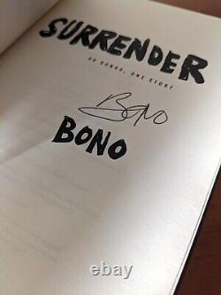 Bono SIGNED Book Surrender + Tote Bag & Bookmark 1st Edition Hardcover 2022