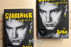 Bono SIGNED Surrender (40 Songs One Story) 1st Edition Hardcover 2022 Book