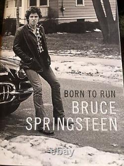 Book Born to Run Hardcover By Bruce Springsteen SIGNED Official Show Merchandise