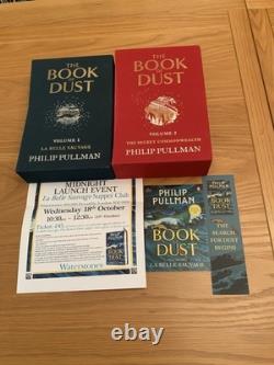 Book Of Dust Volumes 1 and 2 Slipcased Edition Signed And Numbered