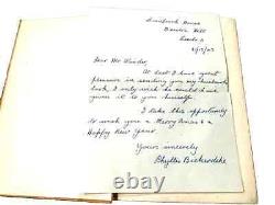 Book Physiotherapy Prescriptions P Bickerdike Medical Book & Signed Letter