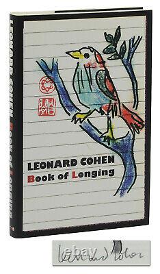 Book of Longing by LEONARD COHEN SIGNED First Edition 2006 1st US Singer