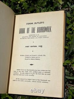 Book of the Boardwalk By Frank M Butler 1st Edition 1952 SIGNED NJ History Rare