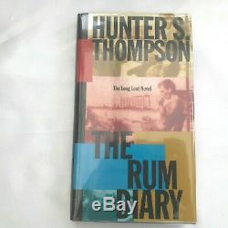 BookThe Rum DiaryHunter S. ThompsonSIGNED COPYFirst Edition1998
