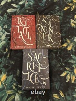Bookish Shantel Tessier The Ritual, Sinner, Sacrifice Lords Book Set Signed