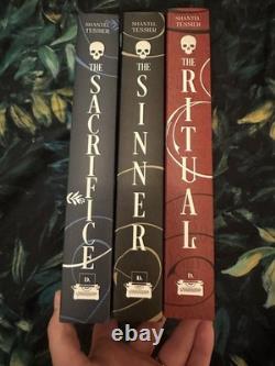 Bookish Shantel Tessier The Ritual, Sinner, Sacrifice Lords Book Set Signed