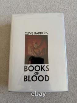 Books Of Blood Clive Barker Signed Trade Edition Stealth Press