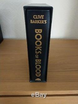 Books of Blood by Clive Barker signed / limited edition