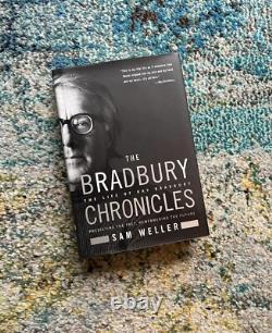 Bradbury Chronicles Sam Weller Ray Bradbury Signed x2 HC 1st Edition Book