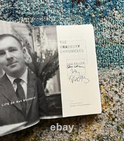 Bradbury Chronicles Sam Weller Ray Bradbury Signed x2 HC 1st Edition Book