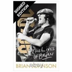 Brian Johnson SIGNED The Lives Of Brian Book Hardback AC/DC Pre Order Brand New
