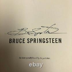 Bruce Springsteen Hand Signed Born To Run Publishers Limited Edition Signed Book