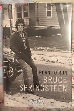 Bruce Springsteen Signed Born To Run Book 1st Edition Hc Perfect Signature