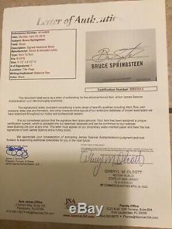 Bruce Springsteen Signed First Edition Born To Run Book JSA COA/LOA