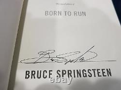 Bruce Springsteen signed first edition book coa + Exact Proof! Born To Run