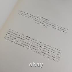 Bruce Weber SIGNED First Edition 1983 Hardback Book