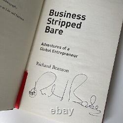 Business Stripped Bare Richard Branson Signed Numbered Limited Edition Slipcase